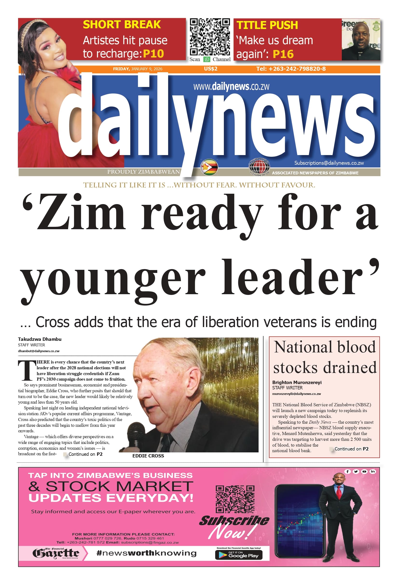 Friday 9 January 2025